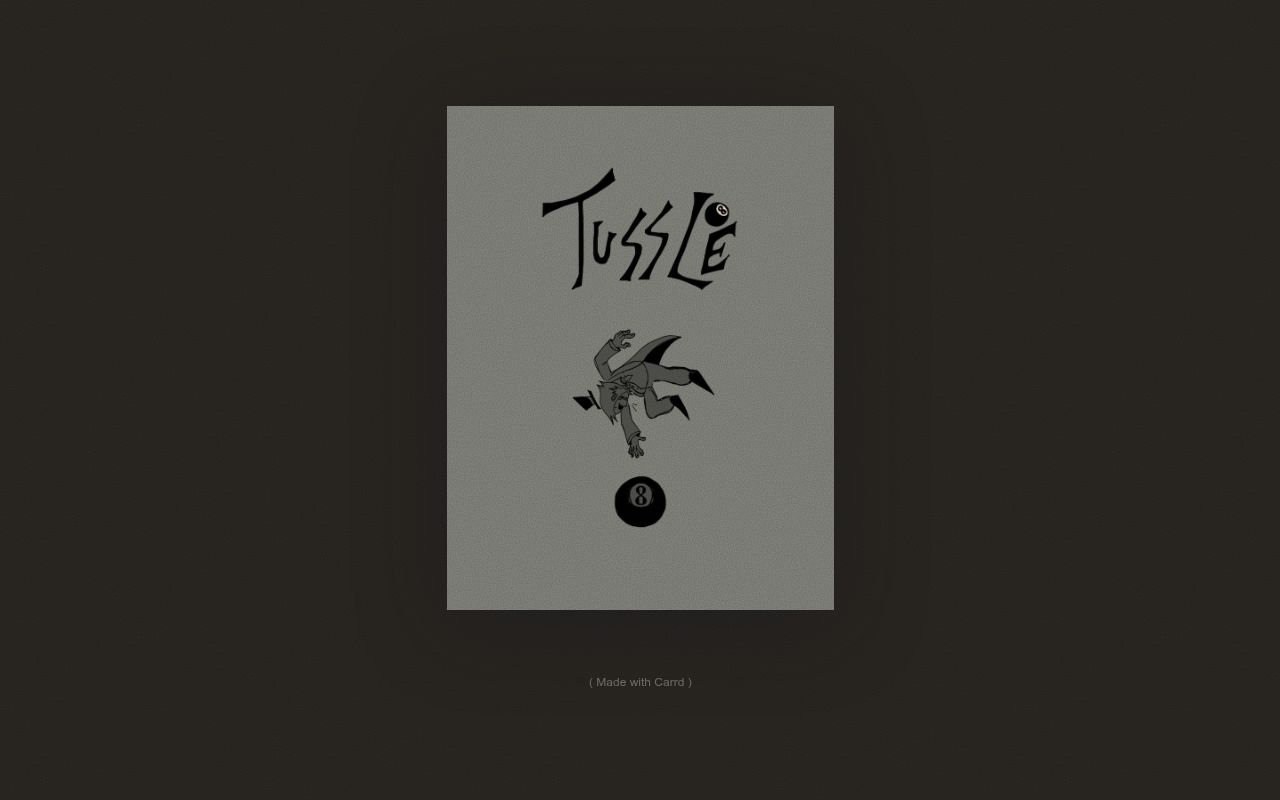 Carrd profile picture for @tussle